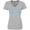 AC-Heather Grey, variant on Inktastic Mermaid Vibes Text in Blues Women's V-Neck T-Shirt