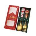 thumbnail image 4 of Juego de tenedores y cucharas navideñas perfecl de Acero inoxidable 2B, 4 of 8