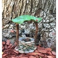 thumbnail image 5 of Miniature Wishing Well with Movable Handle and Water Bucket for Garden Gnomes -a Fairy Garden Accessory, 5 of 5