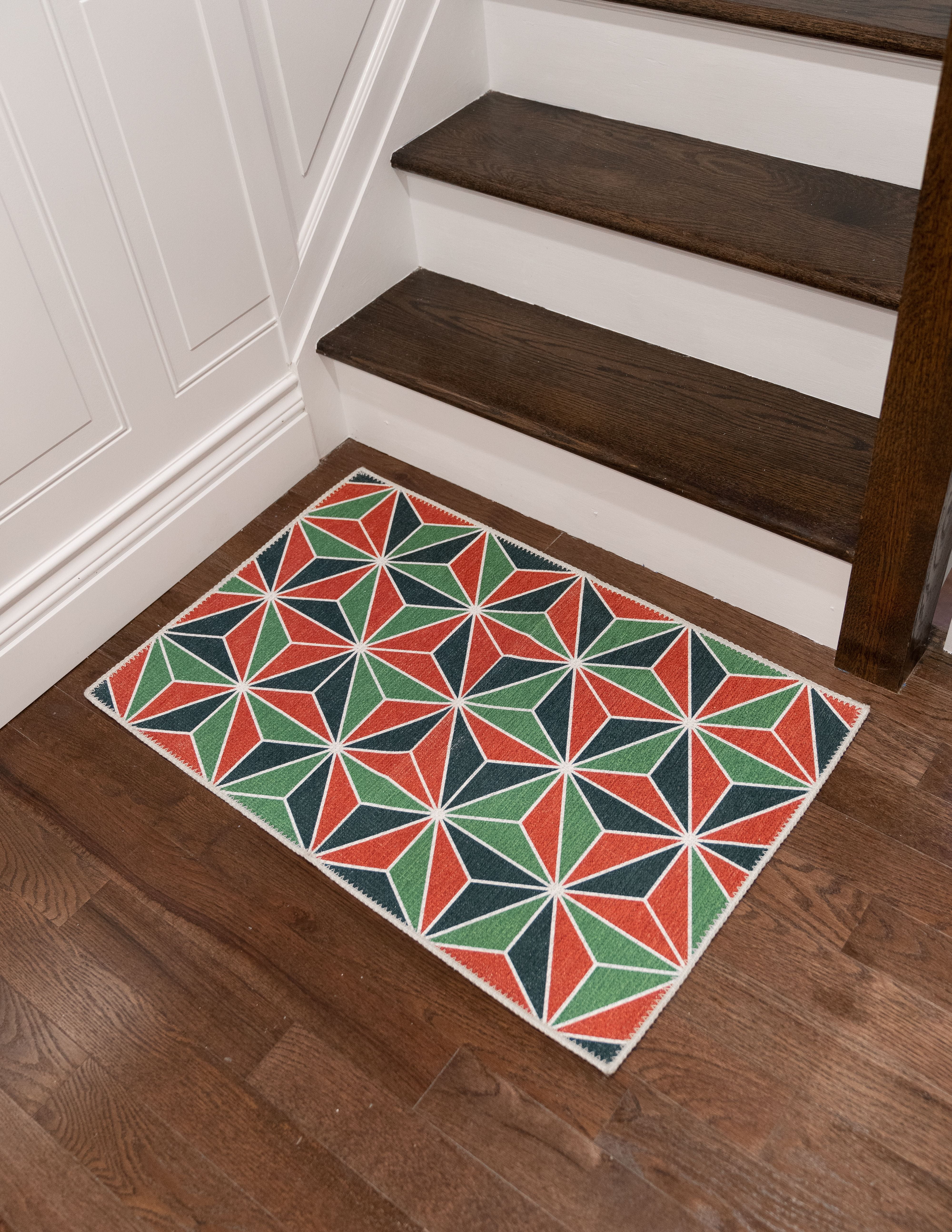 Details about / 3D Snow-covered House R027 Christmas Game Non Slip Rug Mat Photo Carpet Sunday