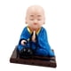 thumbnail image 5 of Figura pequeña de juguete solar para decoración de salpicadero de coche, muñecos con cabeza asintiendo, Buda y Azul, 5 of 9