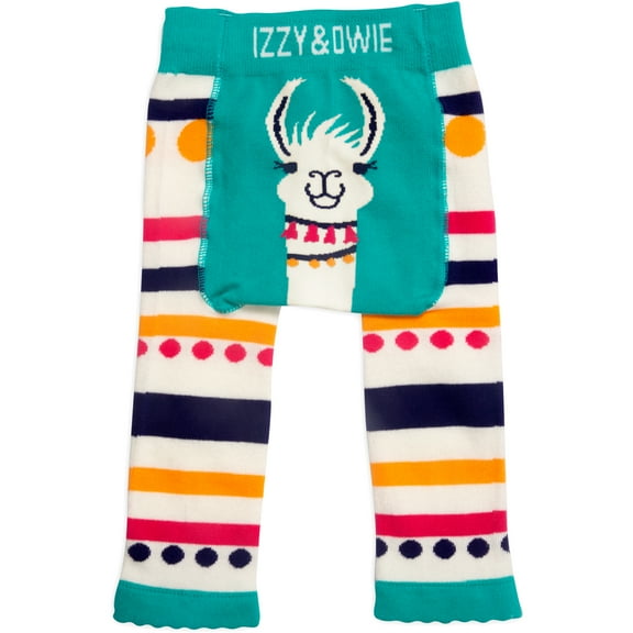 Pavilion Gift Company - Teal Llama - 12-24 Months Baby Leggings