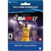 Sony NBA 2K17: Legend Edition (email delivery)