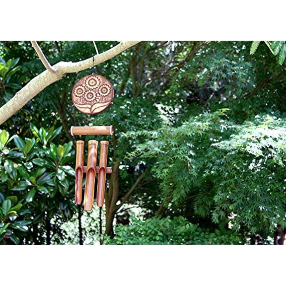 Cohasset 149H Natural Finish Sunflower Harmony Wind Chime