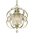 thumbnail image 4 of Golden Lighting Ella Mini Chandelier in White Gold, 4 of 7