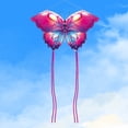 thumbnail image 3 of Sioweci Kids Butterflies Kite with 50M Flying Line Outdoor Beach Park Lawn Easy to Fly Large Long Tail Colorful Animal Kite Adults Boys Girls Gift Pink, 3 of 13