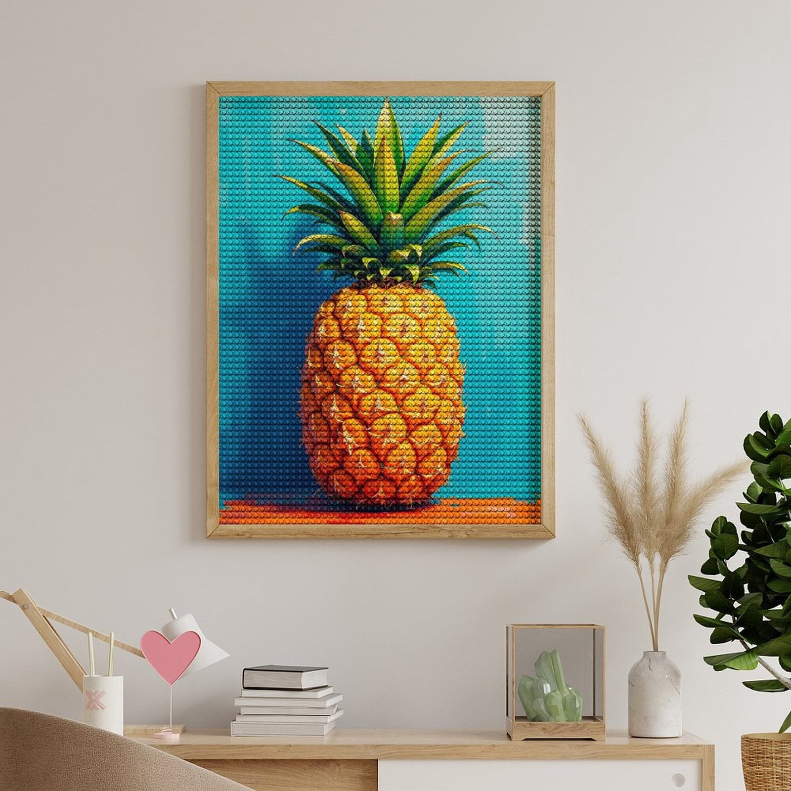 Diamond Art Kits for Adults, Juicy Tropical Fruit Art Print 5D Diamond Painting Kits for Adults Beginners, DIY Full Drill Diamond Painting, Gem Art and Crafts 12x16