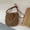 Beige, variant on Yoyauz Women's Grass Woven Beach Bag - Women's Beach Handmade Woven Handbag, Summer Mesh Hollow Shoulder Bag, Suitable for Holidays