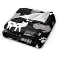 thumbnail image 2 of Yibo Cats Paws Blanket Flannel Soft and Comfortable Anti-static Bed Sofa Blanket, 2 of 9