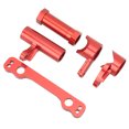 thumbnail image 4 of Conjunto de conjunto de grupo de dirección RC Conjunto de dirección RC de alta resistencia de aleación de aluminio para coches RC ARRMA 1/7 1/8 Rojo, 4 of 10