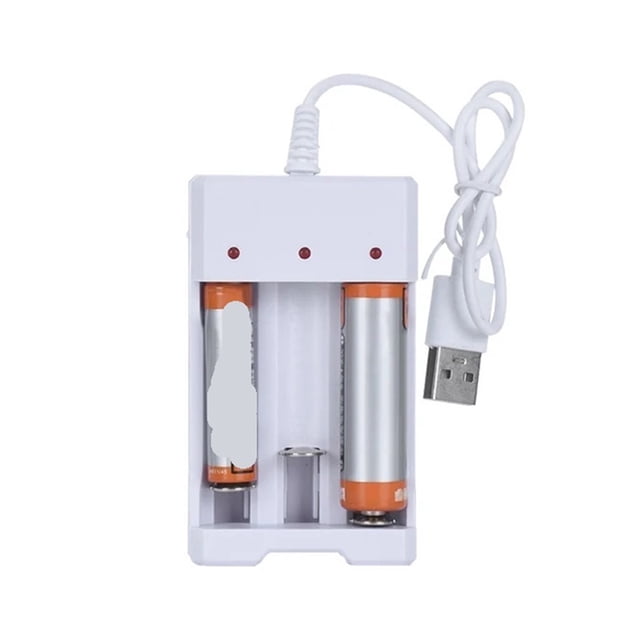USB 3/4 Slot Fast Battery Charger with Short Circuit Protection for AA & AAA Rechargeable Batteries