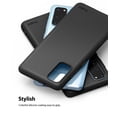thumbnail image 4 of Ringke Air-S Case Compatible with Samsung Galaxy S20, Silicone Flexible TPU Shockproof Matte Slim Phone Cover - Black, 4 of 9