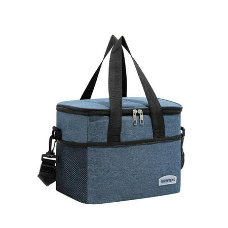 

Insulated Grocery Bags | Waterproof Portable Cooler | Reusable Grocery Shopping Bags X-Large Picnic Cooler Bag Zipper Zippered Cold For Picnic Camping
