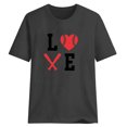 thumbnail image 4 of Blusa informal de manga corta con cuello redondo y estampado suelto de verano para mujer con estilo OAVQHLG3B Store  lin121212, 4 of 4