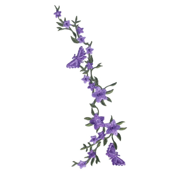 Hecho a mano bordado floral parche de artesanía para la decoración de tela de punto apliques de obras de arte Diez Estilos de costura parche para ropa Bolsas Vestido Chaquetas Jeans R Epair Decoración