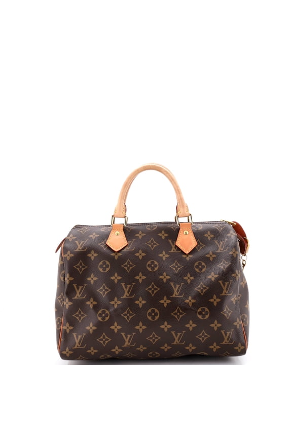 Pre-Owned Speedy Handbag Monogram Canvas 30 By Rebag