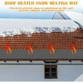 thumbnail image 2 of FICISOG Snow Melting Mats Outdoor,10ft x 13in Roof Heat Tape, No-Slip Heated Outdoor Mats with Plug, 3 in/h Speed Snow and Ice Melting Pads for Winter Backyards Snow Removal, 2 of 8