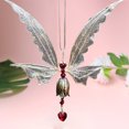 thumbnail image 2 of Atrapasueños con cristales de hadas y mariposas de ángel, adorno colgante, fabricante de arcoíris, atrapasueños de cristal, 2 of 5