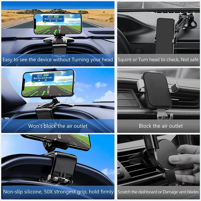 New Genesis Online Universal Car Phone Mount, Magnetic Dashboard
