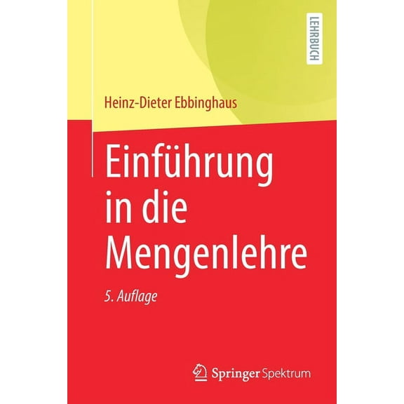 EinfÃ¼hrung in Die Mengenlehre, (Paperback)