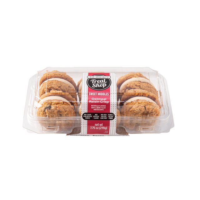 Our Specialty Treat Shop™ Oatmeal Raisin Sweet Middles Baked Cookies, Made in a Peanut Free and