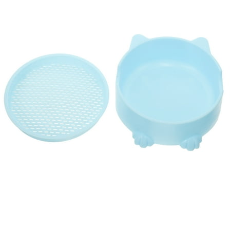 WASHWEPE 1Pcs Cat Grass Growing Kit with Hydroponic System for Indoor Use 4.1X3.9X1.4in