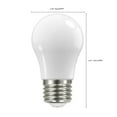 thumbnail image 2 of SATCO S12413 A19 LED Bulbs 5W 120V 3000K Frosted White E26 Medium Base Dimmable (6 Pack), 2 of 11