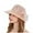 Pink, variant on Sun Hat for Women Wide Leaf Flower Bridal Shower Beach Hat Great for Sun and Garden Events Beige