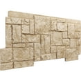 thumbnail image 5 of Ekena Millwork 49"W x 24.50"H x 1.25"D Castle Rock Stacked Stone, StoneWall Faux Stone Siding Panel, Sandstone, 5 of 11