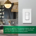 thumbnail image 3 of Interruptor de atenuación Lutron Sunnata Touch LED+ 150W/600W, 3 of 8