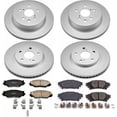 thumbnail image 2 of PowerStop Front and Rear Geomet Coated Brake Rotor and Pad Kit Fits: LEXUS Select Models CRK6987, 2 of 5