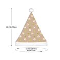 thumbnail image 3 of Honeii Egg and Avocado Print Hat Santa Claus Hat For Xmas Party, Christmas Caps For Boys Girls Child,Christmas Beanie, 3 of 6