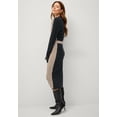 thumbnail image 3 of Ellos Plus Size Belted Color Block Midi Sweater Dress, 3 of 4