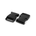 thumbnail image 3 of Unique Bargains 10Pcs 1.5" Wide Webbing Strap Plastic Curved Clasp Side Release Buckle Black, 3 of 3