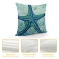 thumbnail image 4 of PIKWEEK  Beach Throw Pillow Covers Summer Pillow Cases, Outdoor Patio Furniture Decorative Cushion Covers for Couch Sofa Home Decoration, Blue Green, 4 of 5