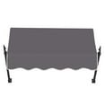 thumbnail image 3 of Awntech 4.38 Ft New Orleans Fixed Awning Canopy with Spear Arms (52.5in x 24in x 16in), Gunmetal, 3 of 3