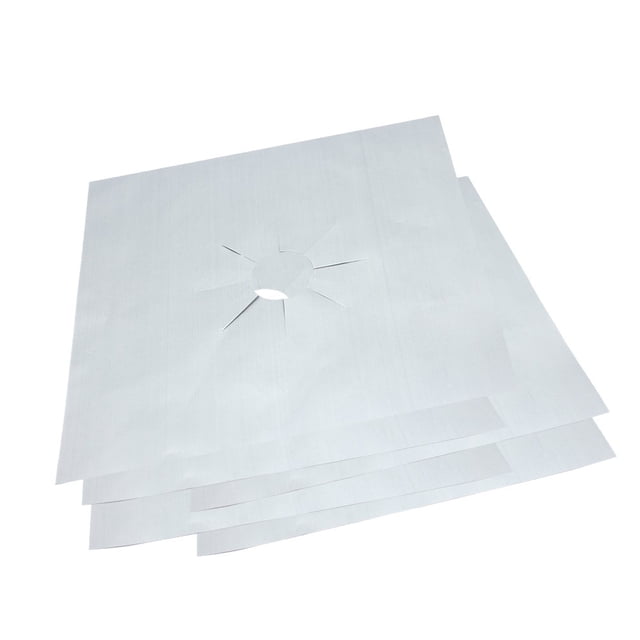 PIX-LINK Almohadillas protectoras de estufa de gas universales para horno de alta resistencia de 5 unidades (plateadas) PIX-LINK Placemats y otros accesorios