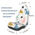 thumbnail image 3 of Fotbe Cute Dinosaurs Funda para Asiento de Auto con Estampado – Impermeable y Antisudor – Ajuste Universal, Lavable a Máquina, Antideslizante (1 Pieza), 3 of 5