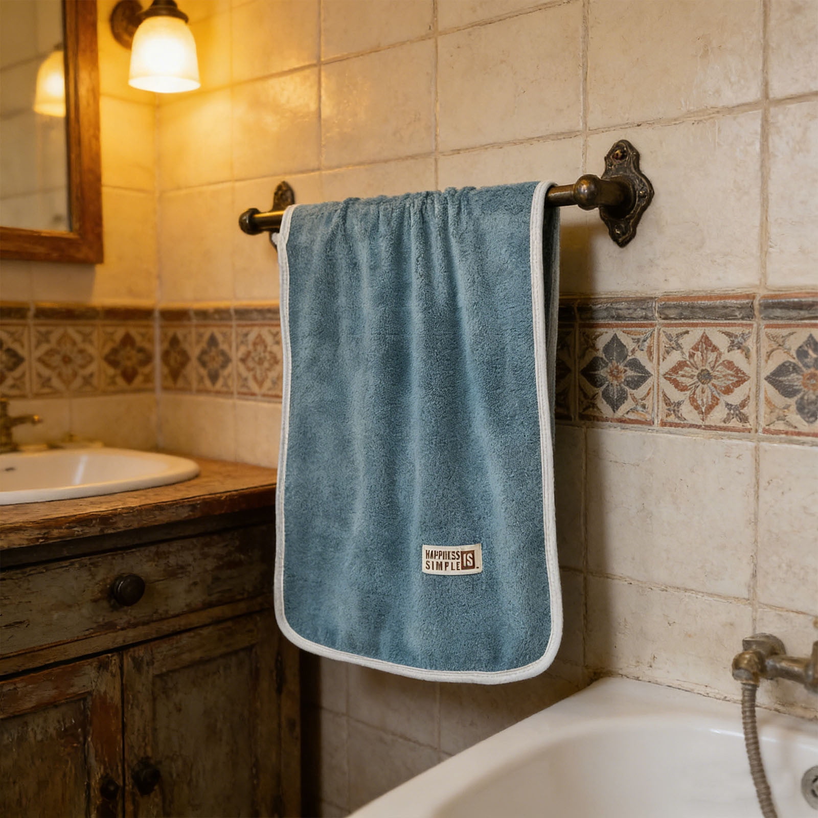 Bcylexb Microfiber Hand Towels, 14"x30" Ultra Soft Face Towels for Bathroom Absorbnet Comfortable Towels for Shower Hotel Travel Spa Gym