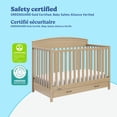 thumbnail image 4 of Lit de Bébé avec Tiroir Benton de Graco, Bois flotté, 4 of 16