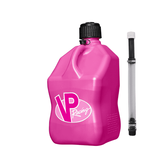 VP Racing Utility Jug 5.5 Gallon   Deluxe Hose - Mix and Match Between 11 Different Colors - Made in the USA (1 Pack, Pink)