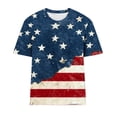 thumbnail image 6 of NSLGXD Women Patriotic Shirts American Flag 4th of July Graphic Tees Casual Short Sleeve Tee Top Usa 250th Anniversary Shirt S-2XL, 6 of 6