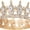 Gold white, variant on Papapt Crown for Women, KC Gold Rhinestone Queen Crown, Elegant Tiara for Bridal, Birthday & Costume Events, Crystal Princess Hair Accessories