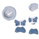 thumbnail image 2 of Ropa para muñecas de peluche Hugo 2 piezas azul, 2 of 10
