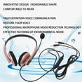 thumbnail image 3 of Computer Headset With Microphone, Business Call Center Headset With Noise Cancelling Function Stylish Wired Headset For Office, Classroom, Home, 3 of 8
