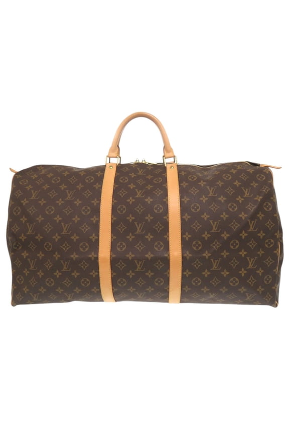 Pre-Owned Louis Vuitton Keepall 60 Monogram M41422 Brown Boston Bag LV 1270