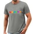 thumbnail image 4 of Men's Under $5 Graphic T-Shirt 100% Cotton Short Sleeve Tee Printed Comfort Fit & Casual Style​, 4 of 4