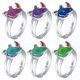 thumbnail image 3 of bague De Couleur Changeante Rhinocros Des Prairies Pour Enfants, Ouverture De La Bague Pour Hommes Et Femmes Ajustable,cadeau De Vacances Pour Tud, 3 of 4