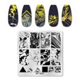 thumbnail image 2 of Valentine's Day Stamping Plate Heart Pattern Nail Art Board Template Stainless Steel Nail Design Printing Stencil Image Plate, 2 of 5