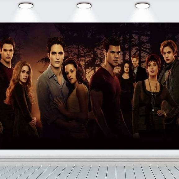 Twilight Taspestry Wall Decor Backdrop Banner Party Supplies Poster Birthday Decorations Background for Photography Taspestry